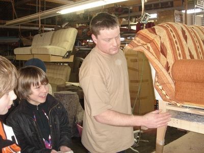 Besuch der Grundschule Exter in der Produktion